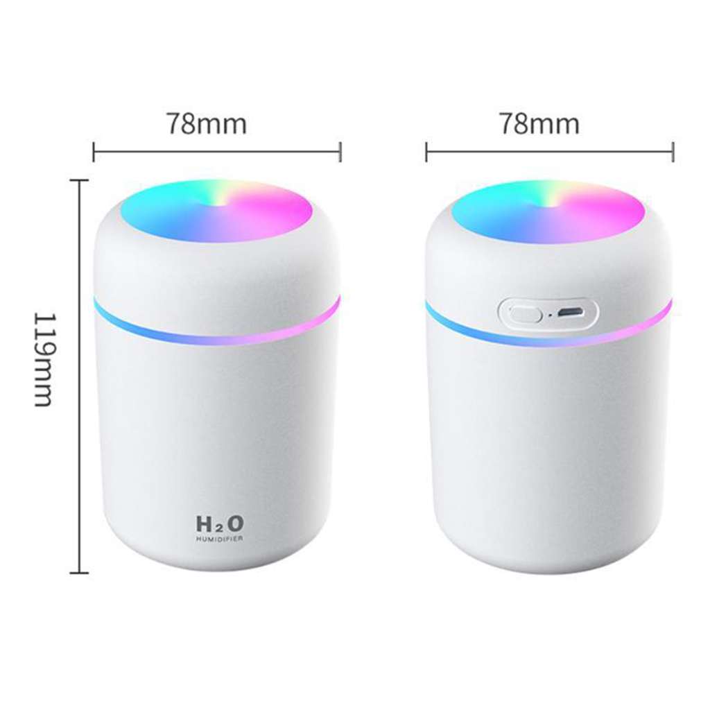 "USB Mini Air Humidifier & Essential Oil Diffuser - Portable Aromatherapy for Car & Home"