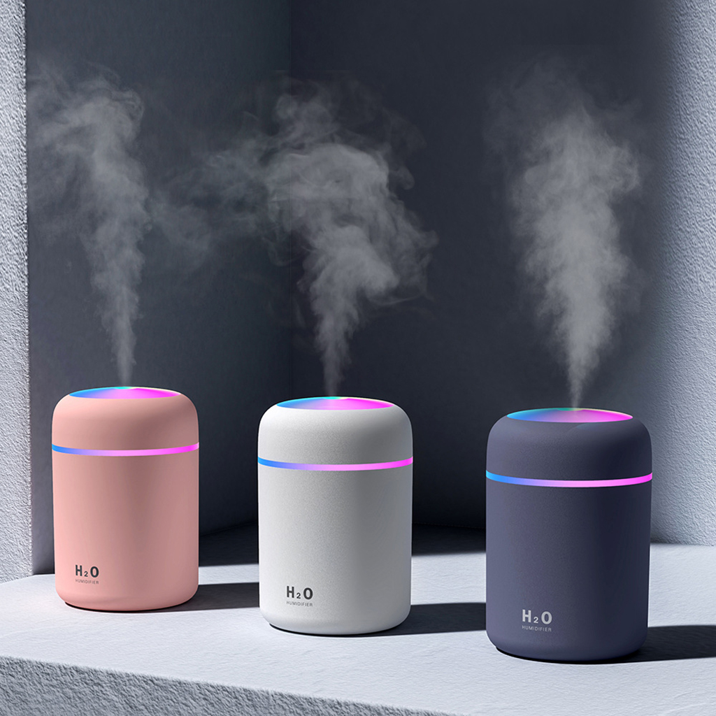 "USB Mini Air Humidifier & Essential Oil Diffuser - Portable Aromatherapy for Car & Home"